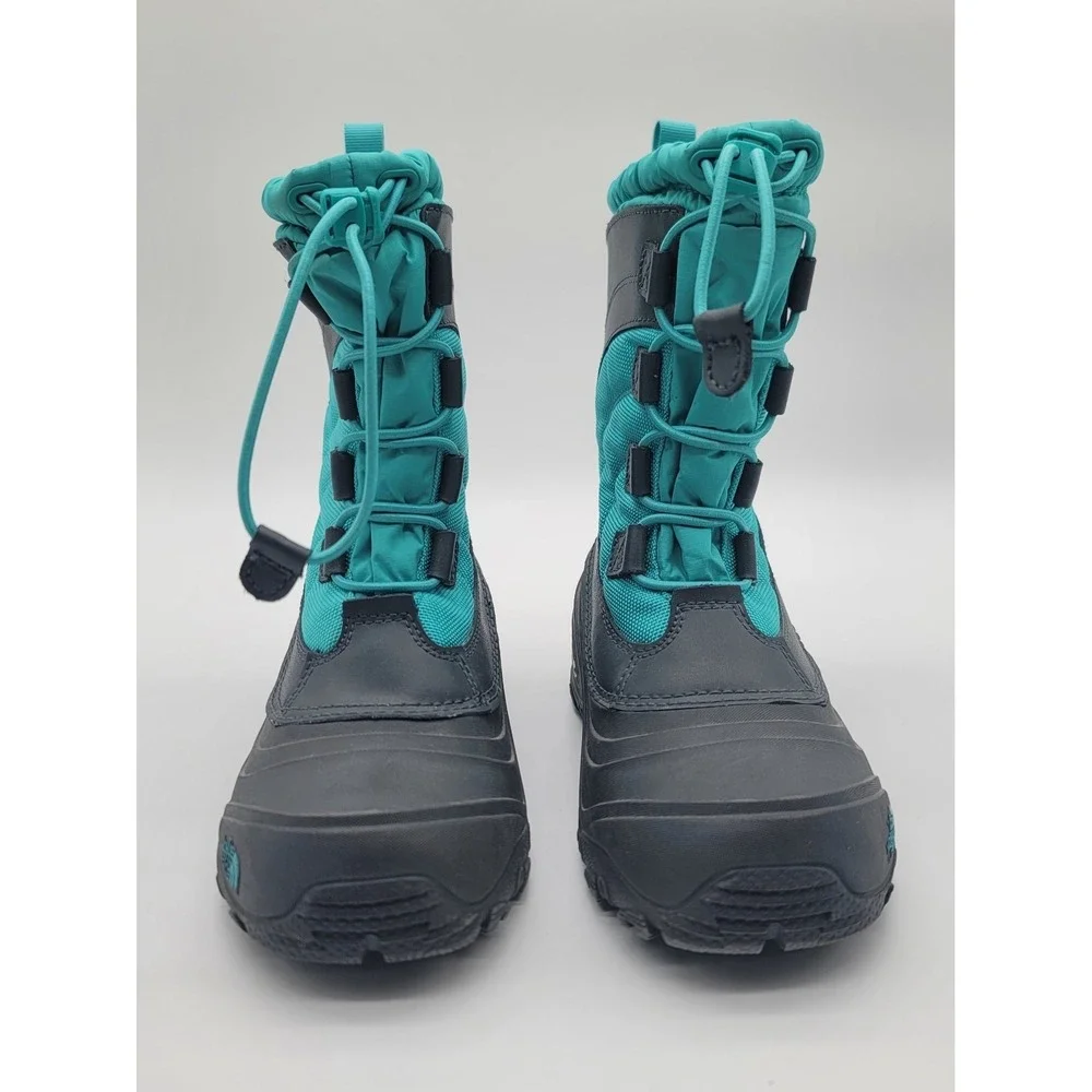 The North Face Kids ThermaFelt Winter Snow Boots Turquoise‎ Black US 3